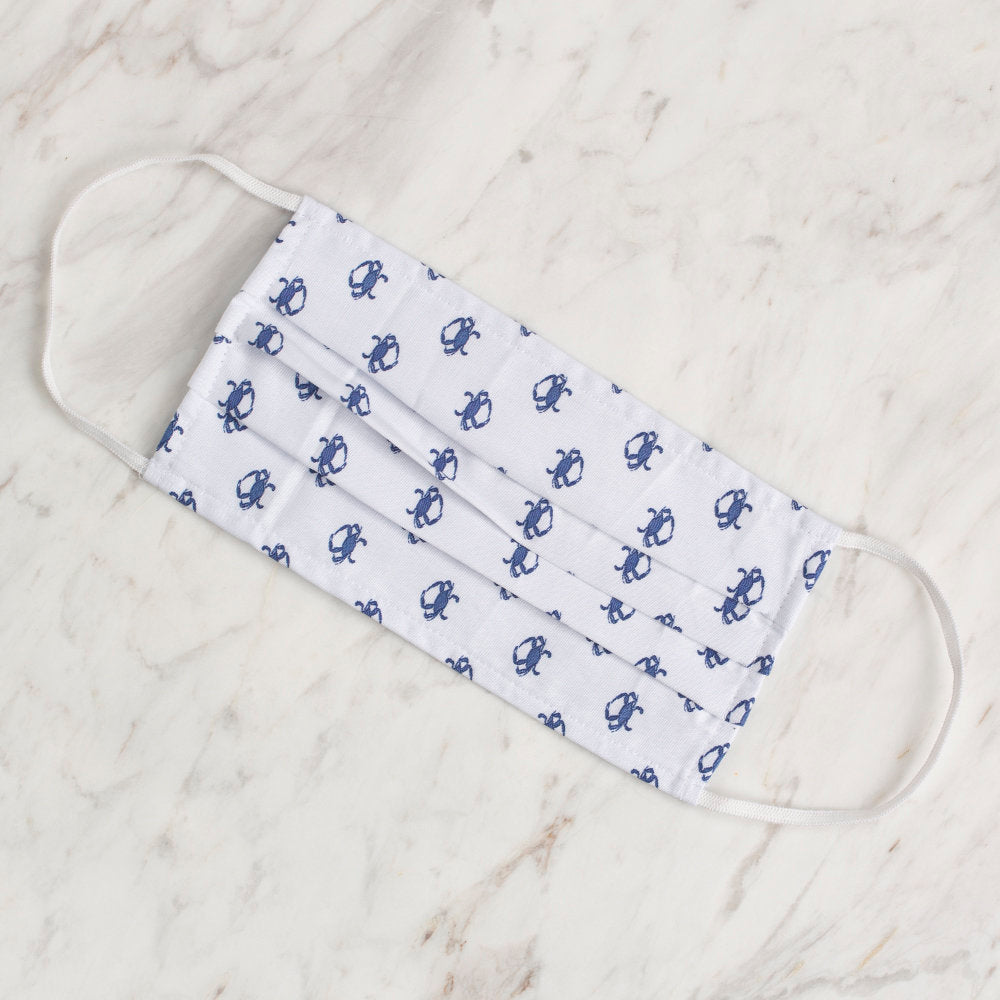 Loren Yengeç Desenli Kumaş Maske